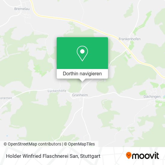 Holder Winfried Flaschnerei San Karte