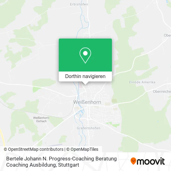 Bertele Johann N. Progress-Coaching Beratung Coaching Ausbildung Karte