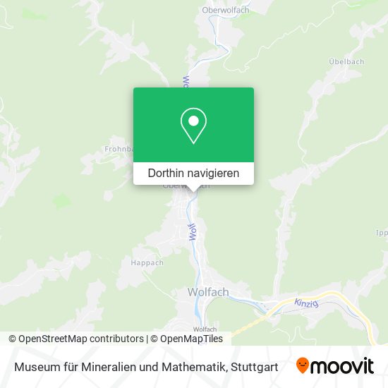 Museum für Mineralien und Mathematik Karte