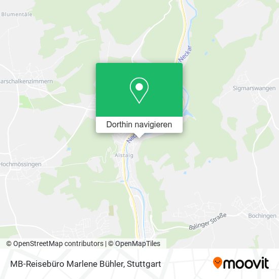 MB-Reisebüro Marlene Bühler Karte
