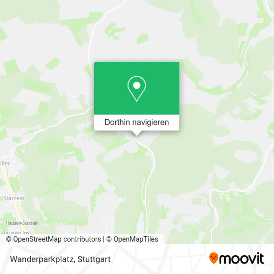 Wanderparkplatz Karte