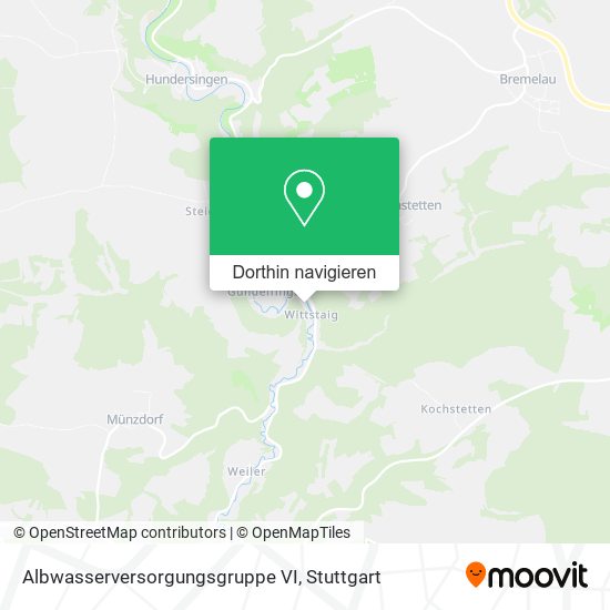 Albwasserversorgungsgruppe VI Karte