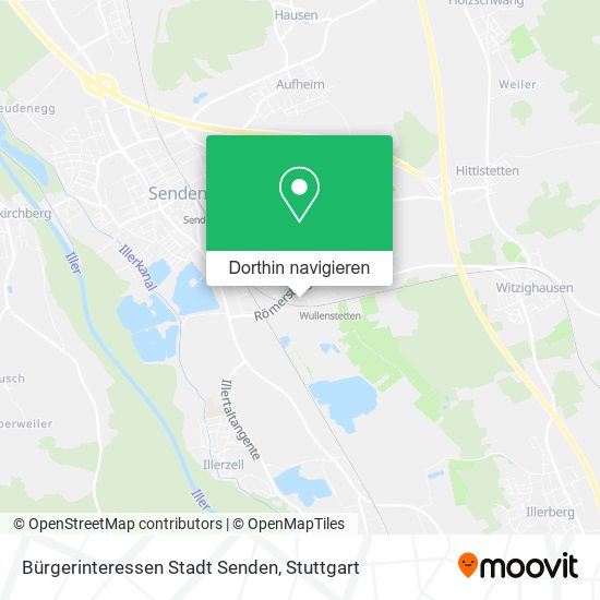 Bürgerinteressen Stadt Senden Karte