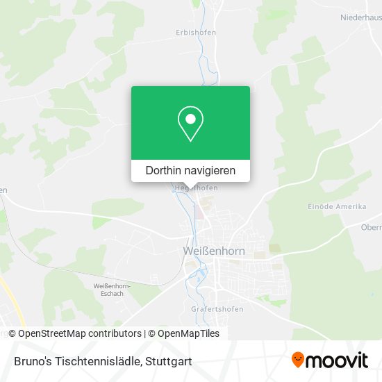 Bruno's Tischtennislädle Karte
