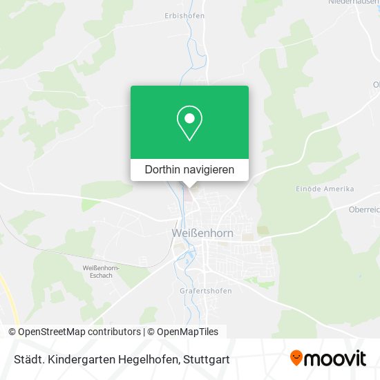 Städt. Kindergarten Hegelhofen Karte