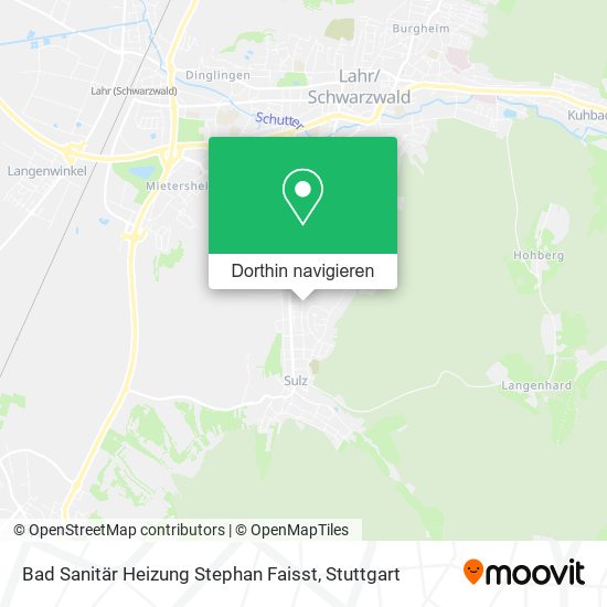 Bad Sanitär Heizung Stephan Faisst Karte