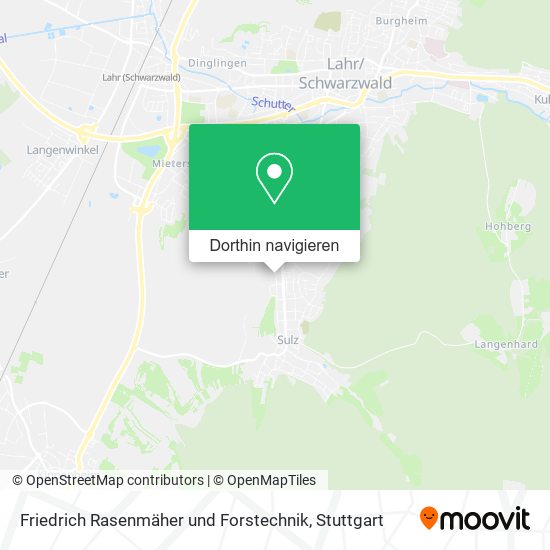 Friedrich Rasenmäher und Forstechnik Karte