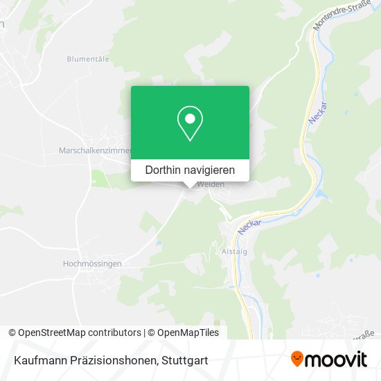 Kaufmann Präzisionshonen Karte