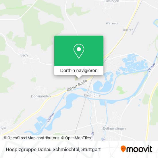 Hospizgruppe Donau Schmiechtal Karte