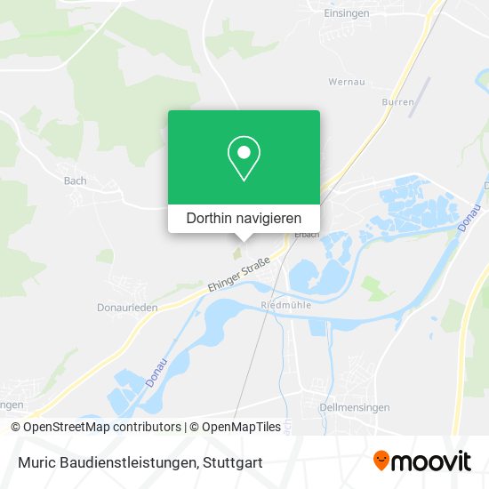 Muric Baudienstleistungen Karte