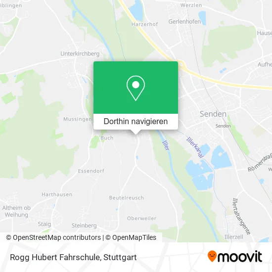 Rogg Hubert Fahrschule Karte