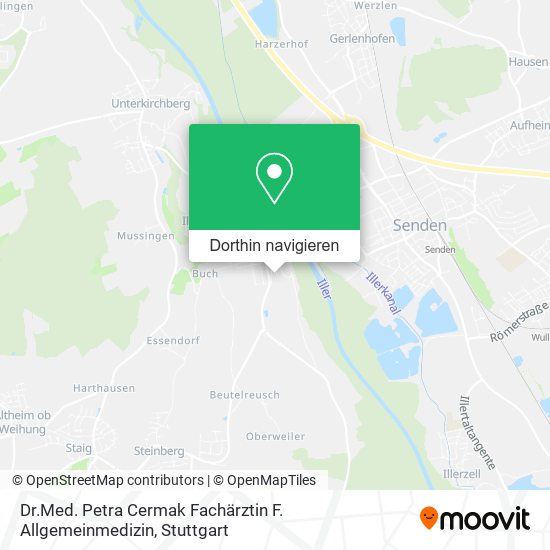 Dr.Med. Petra Cermak Fachärztin F. Allgemeinmedizin Karte
