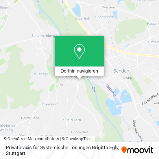 Privatpraxis für Systemische Lösungen Brigitta Egly Karte