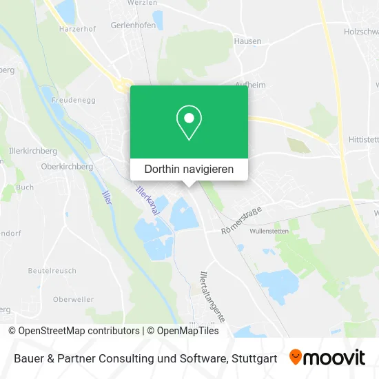 Bauer & Partner Consulting und Software Karte