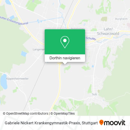 Gabriele Nickert Krankengymnastik-Praxis Karte