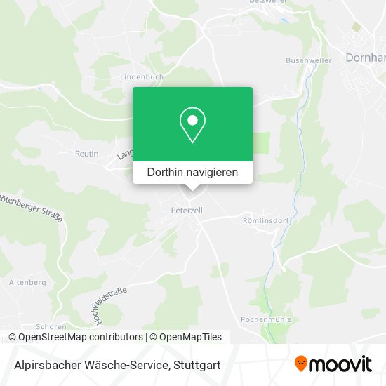 Alpirsbacher Wäsche-Service Karte