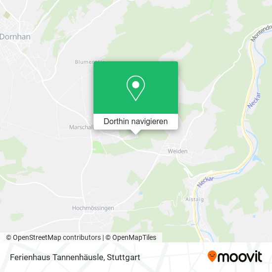 Ferienhaus Tannenhäusle Karte