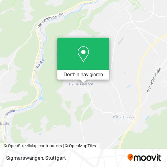 Sigmarswangen Karte