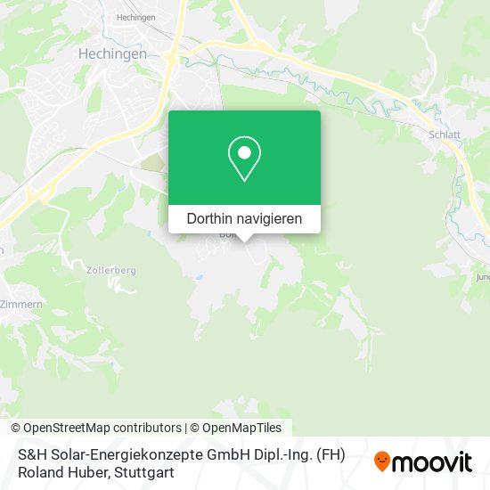 S&H Solar-Energiekonzepte GmbH Dipl.-Ing. (FH) Roland Huber Karte