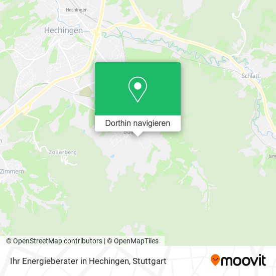 Ihr Energieberater in Hechingen Karte