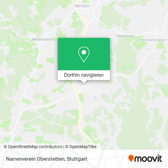 Narrenverein Oberstetten Karte