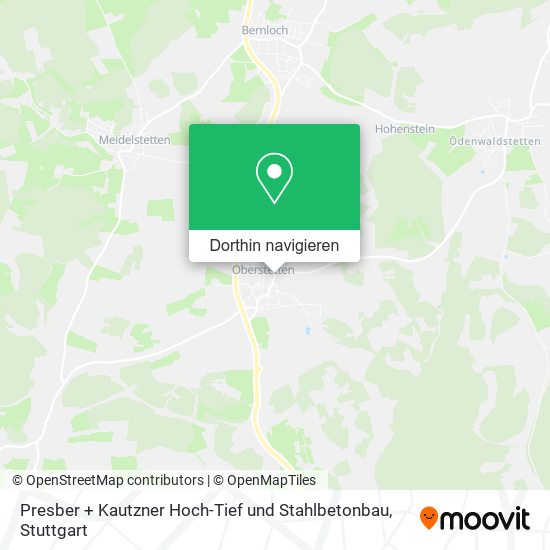 Presber + Kautzner Hoch-Tief und Stahlbetonbau Karte