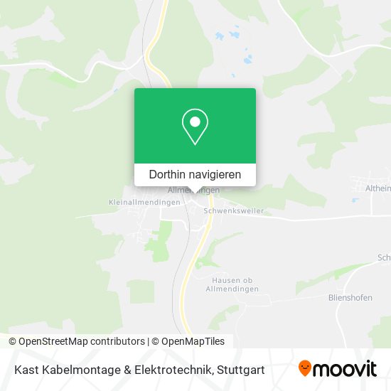 Kast Kabelmontage & Elektrotechnik Karte