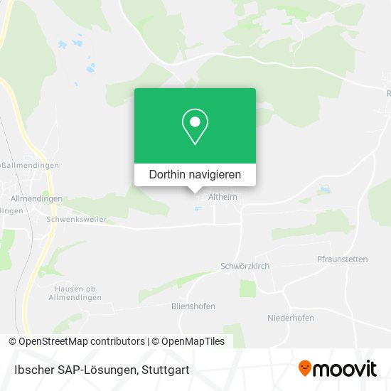 Ibscher SAP-Lösungen Karte