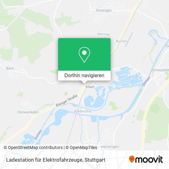 Ladestation für Elektrofahrzeuge Karte