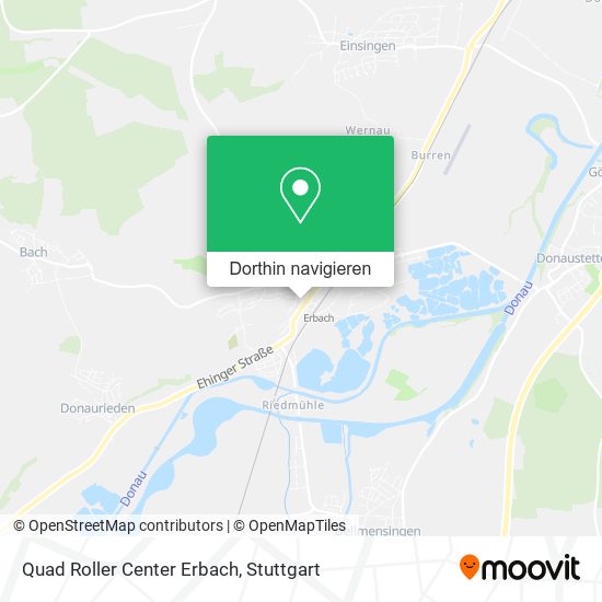 Quad Roller Center Erbach Karte