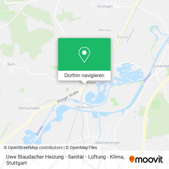 Uwe Staudacher Heizung - Sanitär - Lüftung - Klima Karte