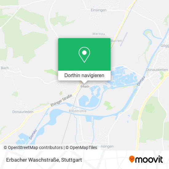 Erbacher Waschstraße Karte