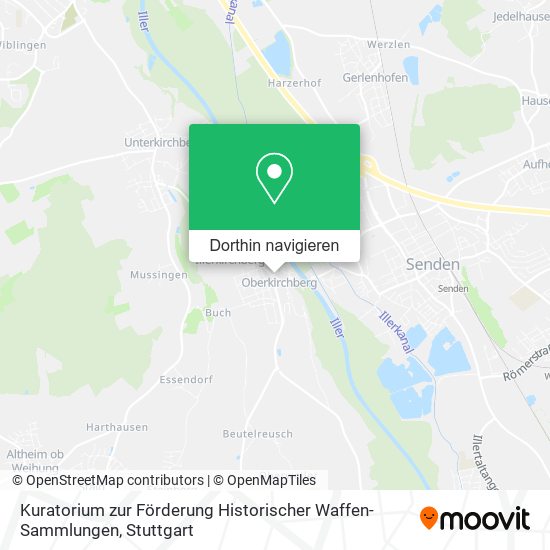 Kuratorium zur Förderung Historischer Waffen- Sammlungen Karte