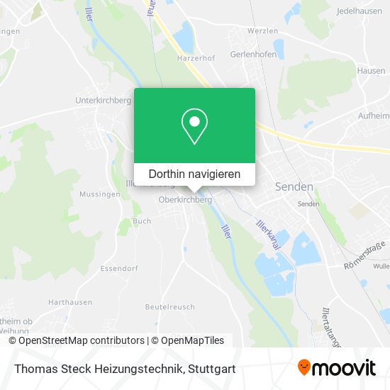 Thomas Steck Heizungstechnik Karte