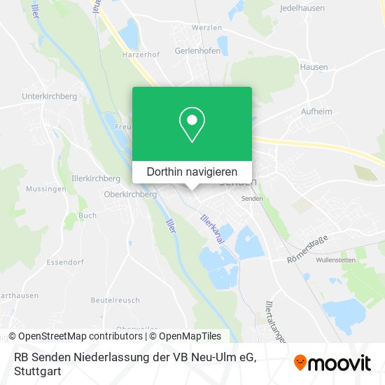 RB Senden Niederlassung der VB Neu-Ulm eG Karte