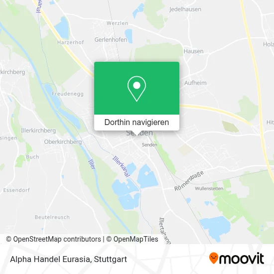 Alpha Handel Eurasia Karte