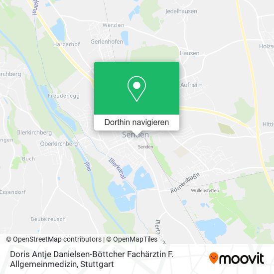 Doris Antje Danielsen-Böttcher Fachärztin F. Allgemeinmedizin Karte