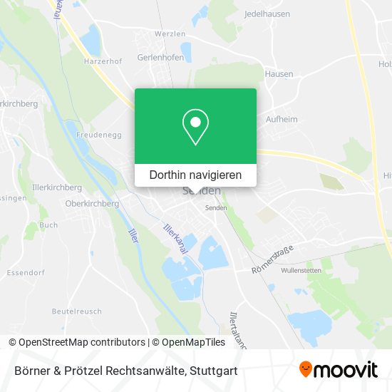 Börner & Prötzel Rechtsanwälte Karte
