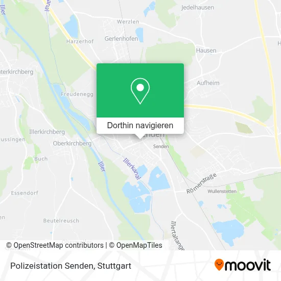 Polizeistation Senden Karte