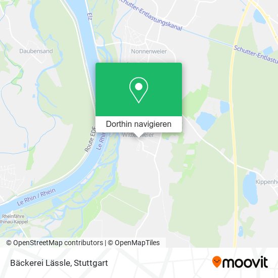 Bäckerei Lässle Karte