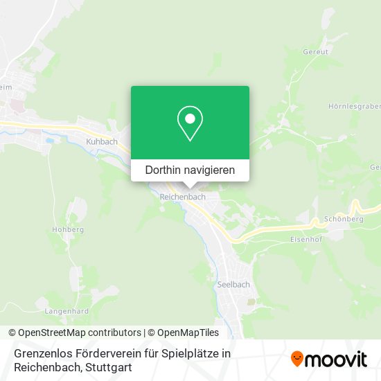 Grenzenlos Förderverein für Spielplätze in Reichenbach Karte