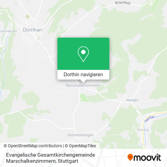 Evangelische Gesamtkirchengemeinde Marschalkenzimmern Karte
