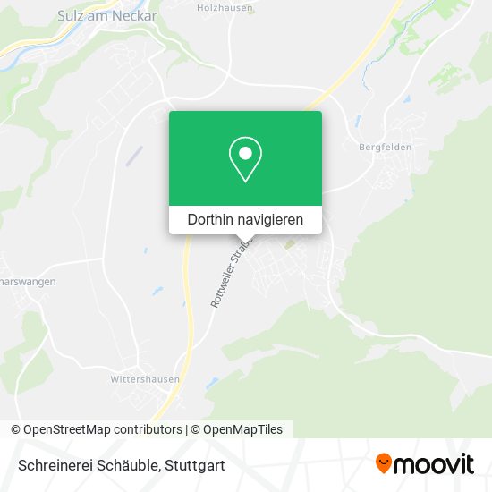 Schreinerei Schäuble Karte