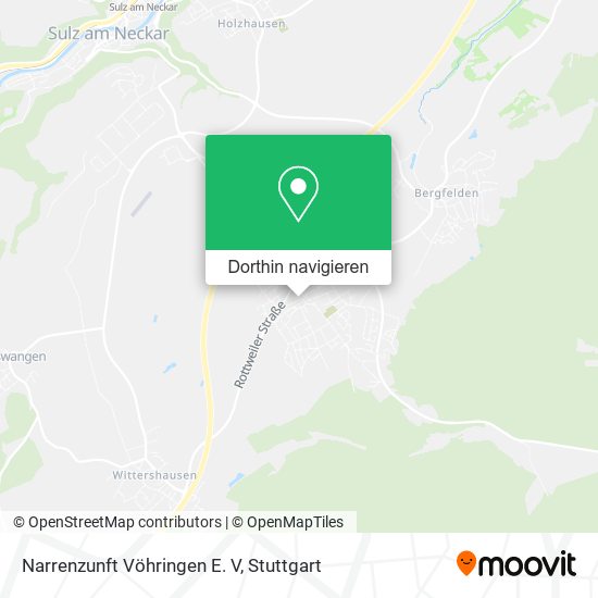 Narrenzunft Vöhringen E. V Karte