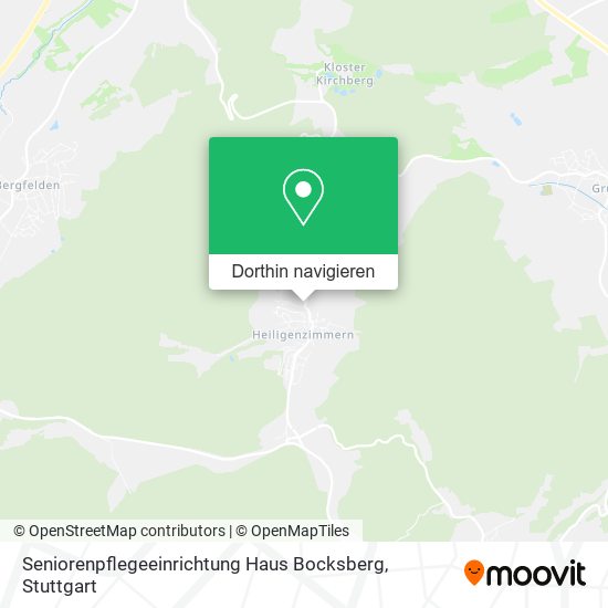 Seniorenpflegeeinrichtung Haus Bocksberg Karte