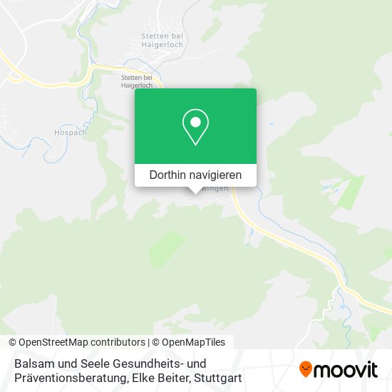 Balsam und Seele Gesundheits- und Präventionsberatung, Elke Beiter Karte