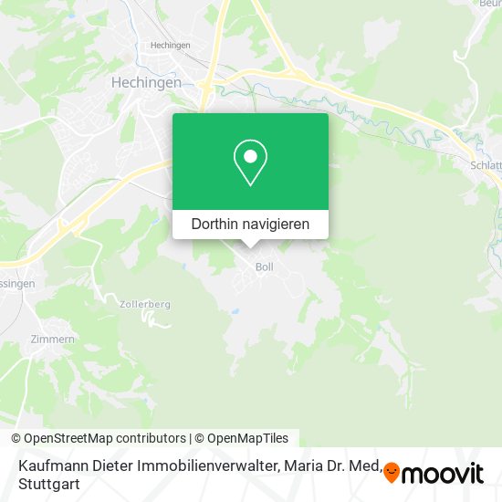 Kaufmann Dieter Immobilienverwalter, Maria Dr. Med Karte