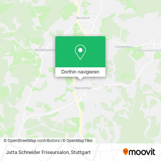 Jutta Schneider Friseursalon Karte