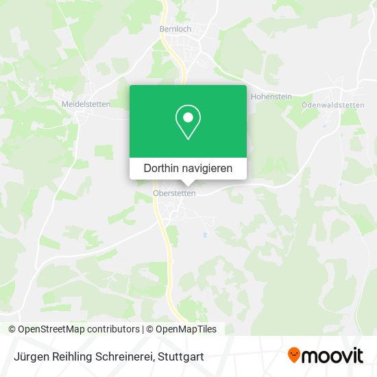 Jürgen Reihling Schreinerei Karte