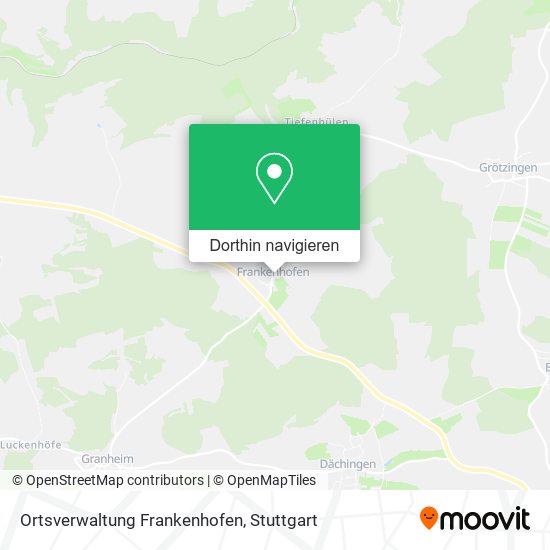 Ortsverwaltung Frankenhofen Karte